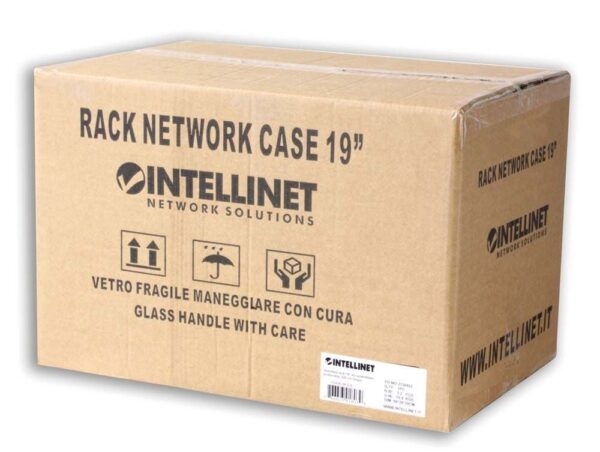 Intellinet Armadio Rack 19'' a muro 6 unità prof. 320 Grigio Assemblato - immagine 4