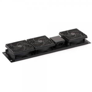 Techly Professional Gruppo di 3 Ventole a Soffitto per Rack 19'' per Audio Video