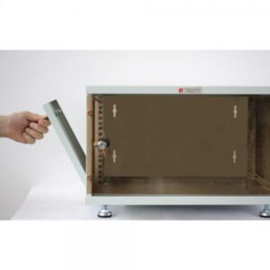 Techly Professional Armadio Rack 19'' a Muro 6U prof. 450 Grigio Assemblato