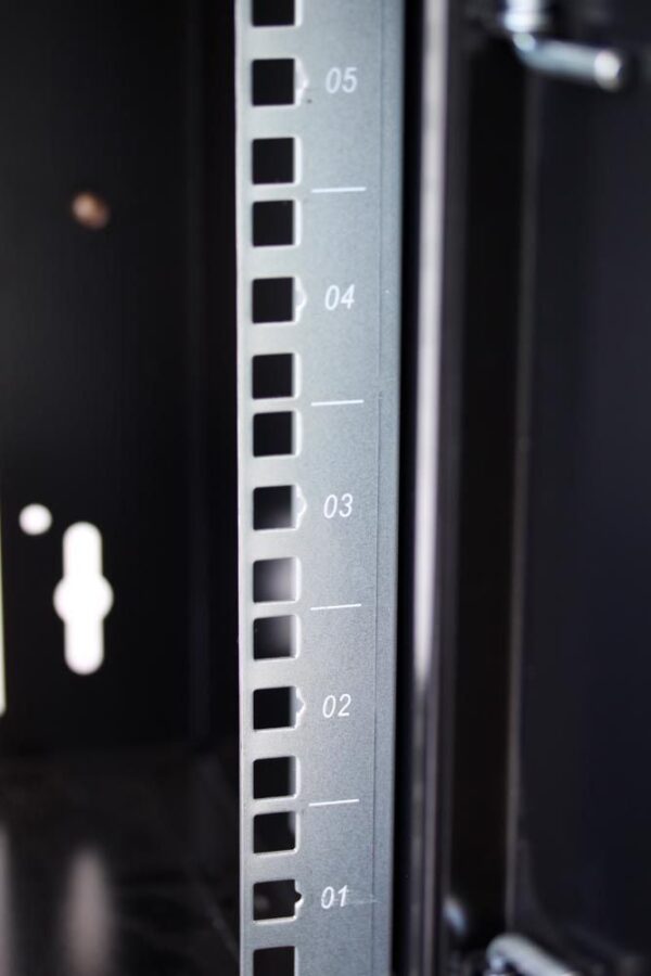 Techly Professional Armadio Rack 19'' a Muro 6U prof. 450 Grigio Assemblato - immagine 8
