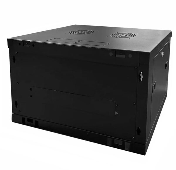 Techly Professional Armadio Rack 19'' a muro 15 unità sezione unica prof. 600mm Nero