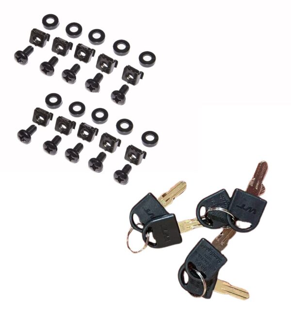 Techly Professional Armadio Rack 19'' a muro 15 unità sezione unica prof. 600mm Nero - immagine 3