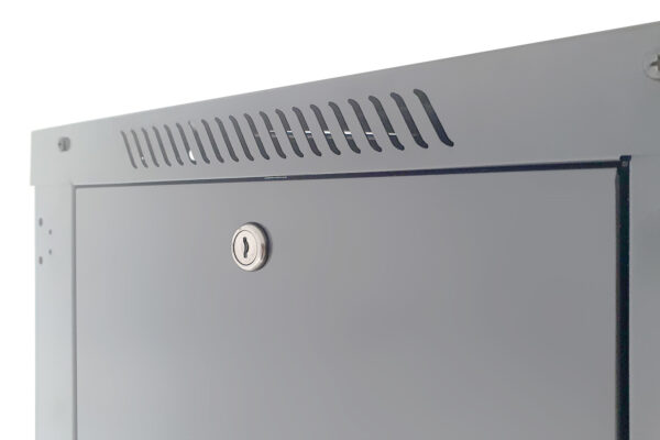 Techly Professional Armadio Rack 19'' a Muro 9 Unità P.600 mm Flat Pack Grigio - immagine 9