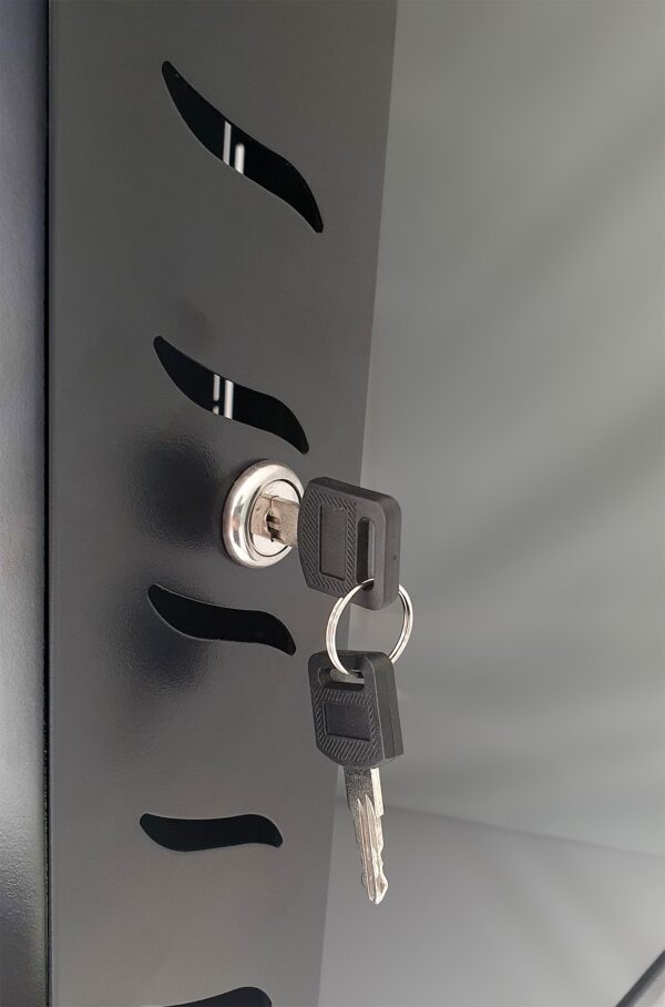 Techly Professional Armadio Rack 19'' a Muro 15 Unità P.600 mm Flat Pack Nero - immagine 5
