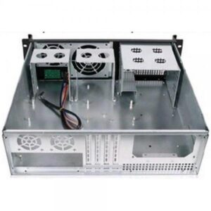 Techly Chassis Industriale Rack 19''/Desktop 3U Ultra Compatto Nero
