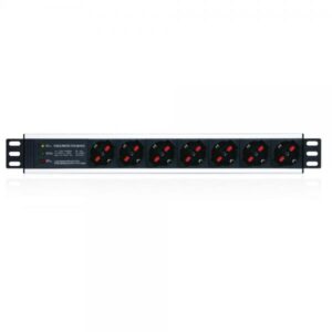 Techly Professional Multipresa 7 Posti da Rack 19'' con Protezione Spina Italiana 1,5U