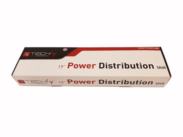 Techly Professional Multipresa a 8 Posti da Rack 19'' con 8 Interruttori Luminosi 1,5U - immagine 6