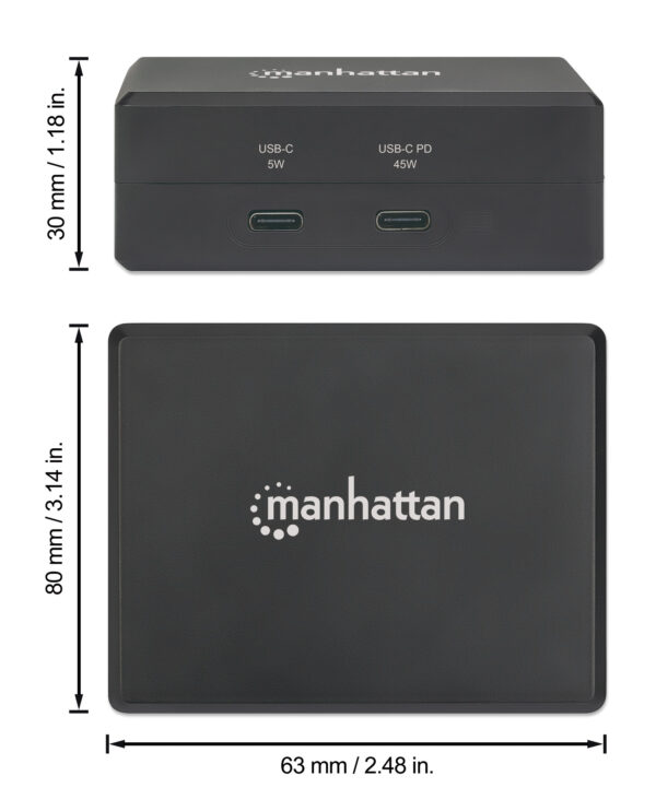 Manhattan Hub USB-C™ con funzione di ricarica Power Delivery 45W - immagine 9
