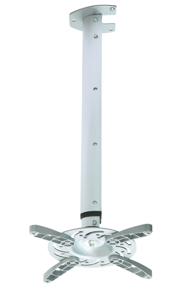 Techly Supporto a Soffitto per Proiettori Estensione 60-102 cm Silver - immagine 2