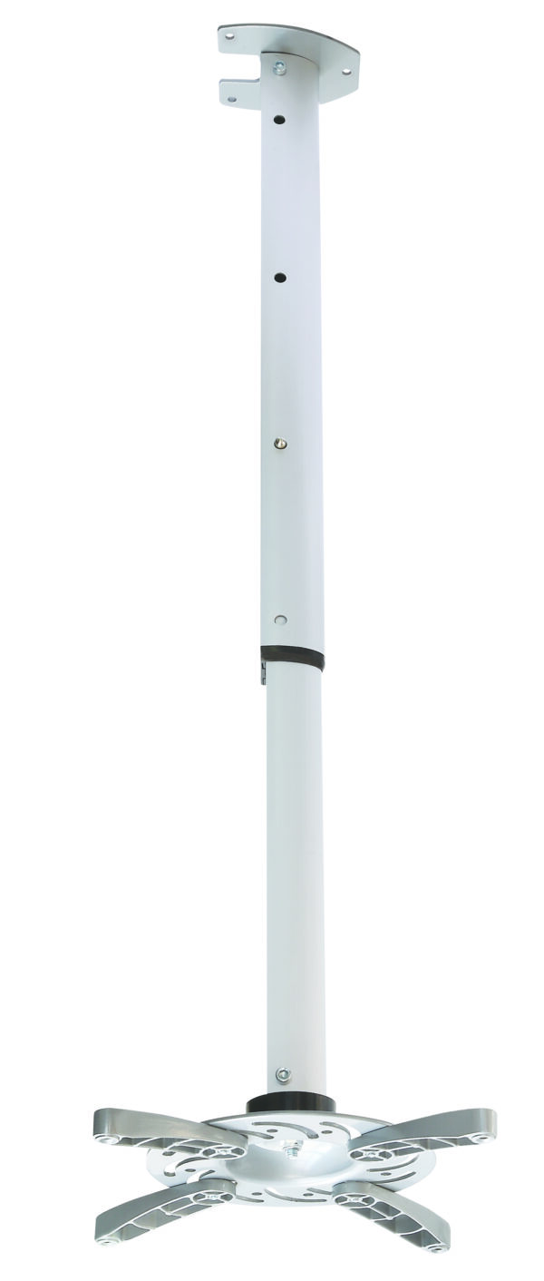 Techly Supporto a Soffitto per Proiettori Estensione 60-102 cm Silver - immagine 5