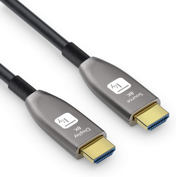 Techly Cavo Ottico Attivo HDMI™ 2.1 Active Optical Cable 8K 48Gbps eARC HDMI™ A/A M/M 15m