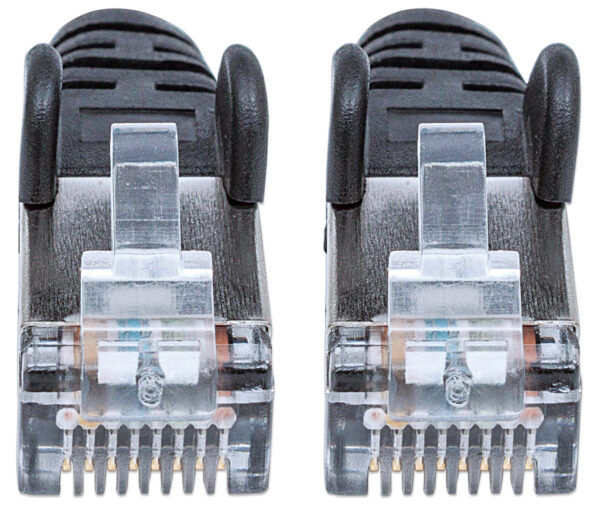 Intellinet Cavo Patch Cat.7 Plug RJ45 6A S/FTP LSZH 30m Nero - immagine 3
