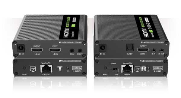 Techly Amplificatore Extender HDMI 4K fino a 70m su Cavo Cat.6/6A/7 punto-punto