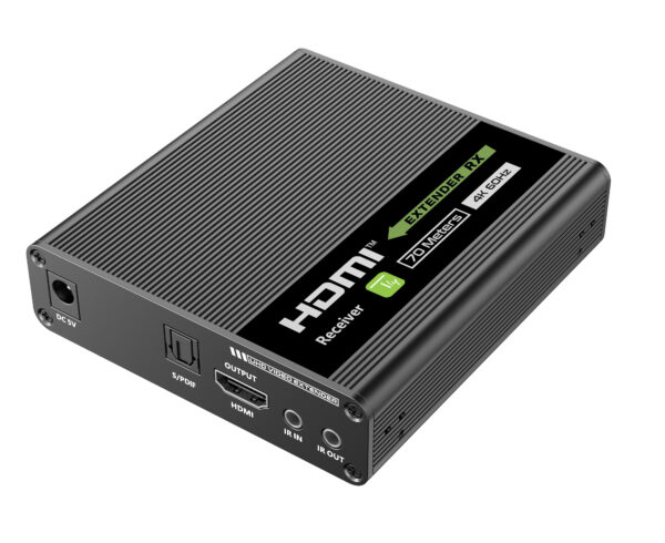 Techly Amplificatore Extender HDMI 4K fino a 70m su Cavo Cat.6/6A/7 punto-punto - immagine 7