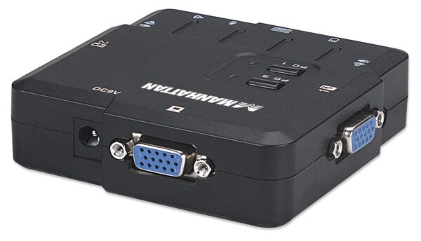 Manhattan KVM Switch 2 Porte USB/Audio Nero - immagine 5