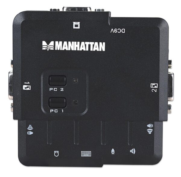 Manhattan KVM Switch 2 Porte USB/Audio Nero - immagine 7