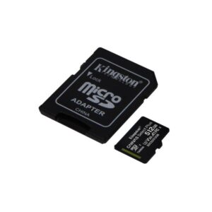 KINGSTON MICRO SDHC 512GB CANVAS SELECT 80R CL10 UHS-I CON ADATTATORE SD
