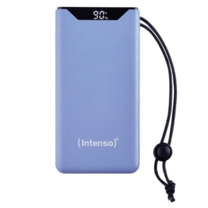INTENSO POWER BANK  F10000, PD, QUALCOMM QUICK CHARGE 3.0, DIGITAL PERCENTAGE DISPLAY, BLUE