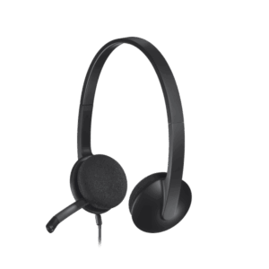 LOGITECH CUFFIE CON MICROFONO H340, USB
