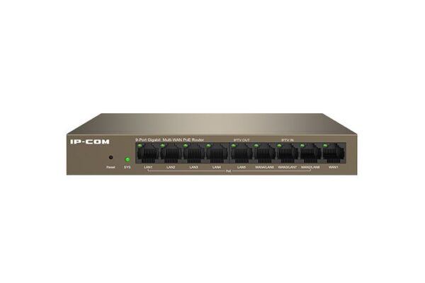 IP-COM 9 PORT CLOUD MANAGED POE ROUTER / AP CONTROLLER MAX 4 WAN - immagine 2