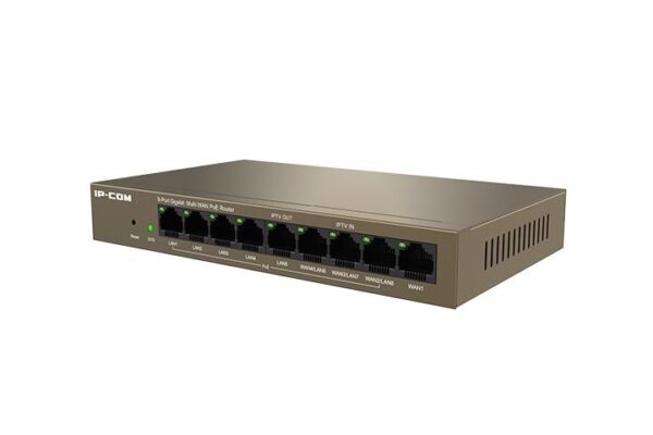 IP-COM 9 PORT CLOUD MANAGED POE ROUTER / AP CONTROLLER MAX 4 WAN - immagine 3