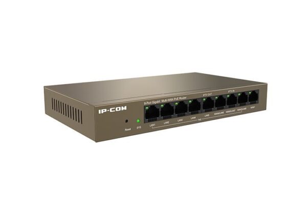 IP-COM 9 PORT CLOUD MANAGED POE ROUTER / AP CONTROLLER MAX 4 WAN - immagine 4