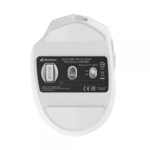 SHARKOON MOUSE WIRELESS OFFICEPAL, ERGONOMICO, BIANCO