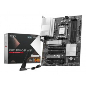 MSI MB PRO B840-P WIFI ,B840,AM5,4DDR5,5PCI-Ex16,2M.2,4SATA3,2USB10G,5USB5G