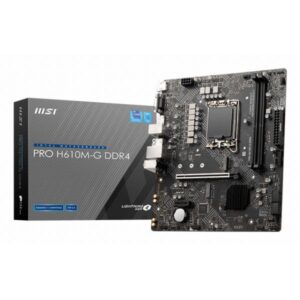 MSI MB H610, PRO H610M-G DDR4, LGA 1700, 2DDR4, 1PCI-Ex16, 2M2, 4SATA3