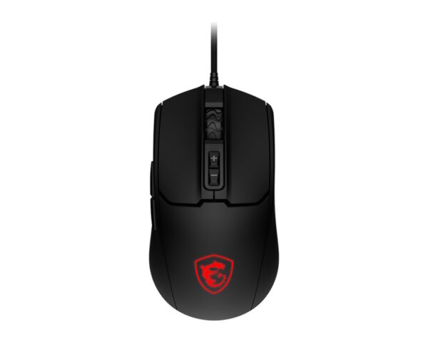MSI MOUSE FORGE GM100, USB, OTTICO, 6400DPI, 7 PULSANTI CON ROTELLA, NERO