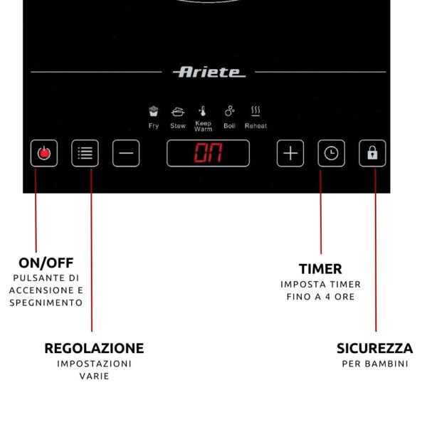 Ariete Piastra a induzione singola - immagine 4