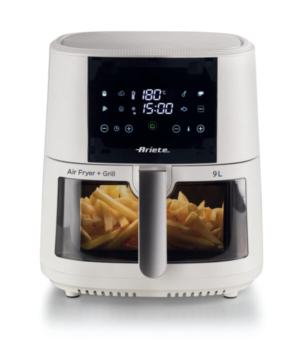 Ariete Friggitrice ad aria 9L con vetro Bianco