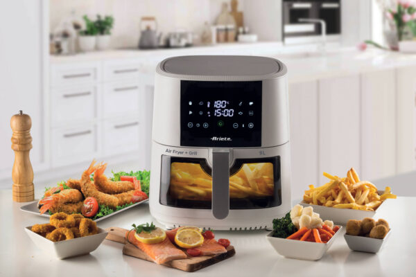 Ariete Friggitrice ad aria 9L con vetro Bianco - immagine 2